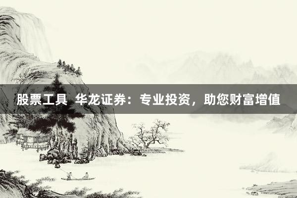 股票工具  华龙证券：专业投资，助您财富增值